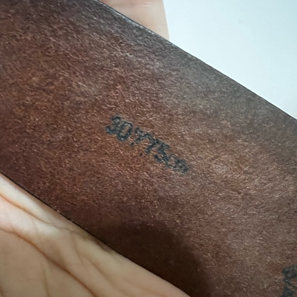 Vintage 1970s brown genuine leather Boho retro tool belt mushrooms 🍄 - Picture 12 of 15